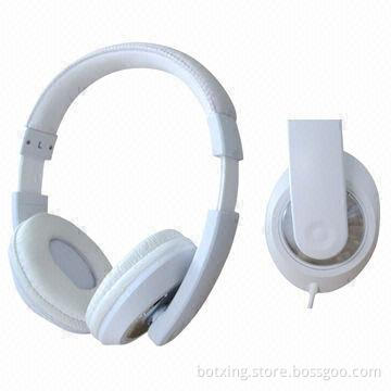 Good-quality headphones, comes in white